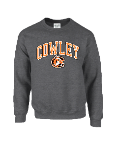TRT Classic Cowley Arched with Tiger Logo Crew Sweatshirt